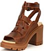 Color:Rust - Image 4 - All Heights Leather Fisherman Sandals