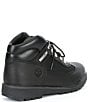 Color:Black - Image 2 - Boys' Leather And Fabric Field Boots (Youth)