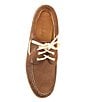 Color:Cocoa - Image 5 - Men's Classic 3-Eye Lug Handsewn Boat Shoes