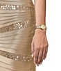 Color:Two Tone - Image 4 - Lady Classic Dream Stainless Steel Bracelet Watch