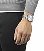 Color:Silver - Image 5 - Men's Classic Dream Quartz Analog Stainless Steel Bracelet Watch