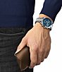 Color:Silver - Image 5 - Men's Prs516 Quartz Chronograph Stainless Steel Bracelet Watch