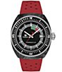 Color:Red - Image 1 - Unisex Sideral Tonneau Powermatic 80 Sport Collection Automatic Red Strap Watch