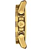 Color:Gold - Image 3 - Men's Super Sport Quartz Chronograph Gold Tone Stainless Steel Bracelet Watch