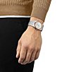 Color:Silver - Image 5 - Men's Prx Automatic Tonneau Stainless Steel Bracelet Watch