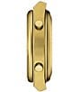 Color:Gold - Image 2 - Unisex Prx Tonneau Digital Gold-Tone Stainless Steel Bracelet Watch-35mm