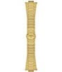 Color:Gold - Image 4 - Unisex Prx Tonneau Digital Gold-Tone Stainless Steel Bracelet Watch-35mm