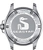Color:Silver - Image 2 - Unisex Seastar 1000 Quartz Analog Stainless Steel Silver Bracelet Watch