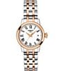 Color:Two Tone - Image 1 - Women's Classic Dream Rose Gold Stainless Steel Bracelet Watch