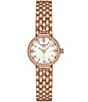 Color:Rose Gold - Image 1 - Women's Lovely Quartz Analog Rose Gold Tone Stainless Steel Bracelet Watch
