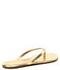 Color:Blink - Image 2 - Highlighters Metallic Leather Thong Sandals
