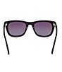 Color:Black - Image 2 - Men's Kendel 54mm Square Sunglasses