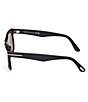 Color:Black - Image 4 - Men's Kendel 54mm Square Sunglasses
