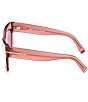 Color:Transparent Pink - Image 2 - Women's Lucilla 51mm Cat Eye Transparent Sunglasses