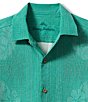 Color:Gulf Shore - Image 2 - Bali Border Silk Short Sleeve Woven Shirt