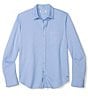 Color:Rip Tide - Image 1 - Big & Tall IslandZone New San Lucio Stretch Long Sleeve Shirt