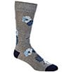 Color:Grey Heather - Image 1 - Blue Tropics Crew Dress Socks