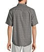 Color:Ultimate Gray - Image 2 - Coconut Point Pixel In Paradise Short Sleeve Woven Shirt