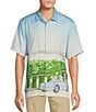 Color:Continental - Image 1 - Disney Coastal Cruisin Short Sleeve Twill Shirt