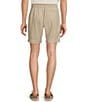 Color:Stone Khaki - Image 2 - Dockside Bay Pull-On Linen-Blend 8#double; Inseam Shorts