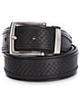 Color:Black/Brown - Image 1 - Embossed/Smooth Reversible Belt