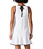 Color:White - Image 2 - Island Cays Cabana Sleeveless Spa Cover-Up Dress