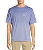 Color:Deep Periwinkle - Image 1 - IslandZone® Short Sleeve Ombre Oasis T-Shirt