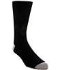 Color:Black Heather - Image 1 - Marlin Ribbed Crew Dress Socks