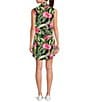 Color:Black - Image 2 - IslandZone® Aubrey Quarter Zip Neckline Sleeveless Dress