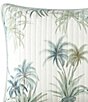 Color:Aqua/Multi - Image 5 - Serenity Palms Printed Cotton Sham