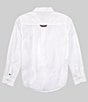Color:Fresh White - Image 2 - Big Boys 8-20 Long-Sleeve Signature Taped Woven Shirt
