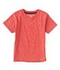 Color:Bulls Eye - Image 1 - Little Boys 2T-7 Short-Sleeve Classic V-Neck T-Shirt