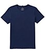 Color:Dress Blues - Image 1 - Short Sleeve Lounge Crew Neck T-Shirt