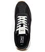 Color:Black - Image 4 - Wyndon Retro Washed Canvas Sneakers