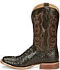 Color:Umber Brown - Image 4 - Men's Quaid Western Boots
