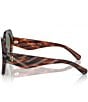 Color:Dark Wood - Image 3 - Women's Ty7195u55-X 55mm Irregular Sunglasses