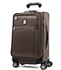 Color:Espresso - Image 1 - Platinum Elite 21#double; Expandable Carry-On Spinner Suitcase