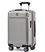 Color:Metallic Sand - Image 2 - Platinum Elite Hardside 21#double; Carry On Expandable Spinner Suitcase