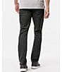 Color:Black - Image 2 - Flat-Front Open To Close Performance Stretch Pants