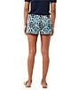 Color:Multi - Image 2 - Corbin 2 Mid-Rise Nautical Print Pocketed Shorts