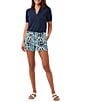 Color:Multi - Image 3 - Corbin 2 Mid-Rise Nautical Print Pocketed Shorts