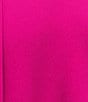 Color:Trina Pink - Image 3 - Keshi Stretch Woven Asymmetrical Twist Neck Short Sleeve Midi Sheath Dress