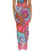 Color:Multi - Image 2 - Meilani Floral Self Tie Pareo Swim Cover-Up