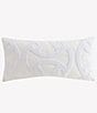 Color:White - Image 1 - Santorini Boucle Embroidered Pillow