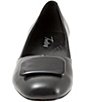 Color:Black - Image 5 - Delse Leather Block Heel Pumps