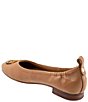Color:Luggage - Image 3 - Gia Tortoise Ornament Leather Slip-On Flats