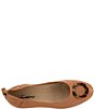 Color:Luggage - Image 6 - Gia Tortoise Ornament Leather Slip-On Flats