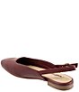 Color:Sangria - Image 3 - Holly Leather Slingback Flats