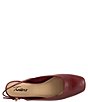 Color:Sangria - Image 6 - Holly Leather Slingback Flats