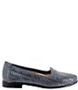 Color:Glacial Blue - Image 2 - Liz III Woven Leather Loafers